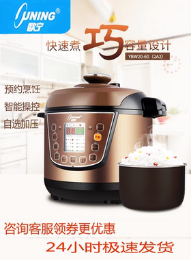 欧宁电压力锅多功能电脑式2升3升自动排气智能压力电饭煲电高压锅