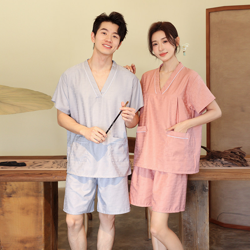 汗蒸服男洗浴服女酒店美容院足浴足疗服按摩桑拿熏蒸服浴衣浴裤,居家布艺,汗蒸服,淘宝优惠券,粉丝福利购,淘宝优惠卷