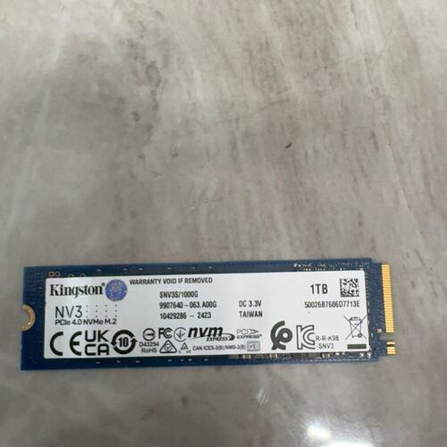 【全场5折起】金士顿NV3 1TB固态硬盘 M.2 NVMe PCIe 4