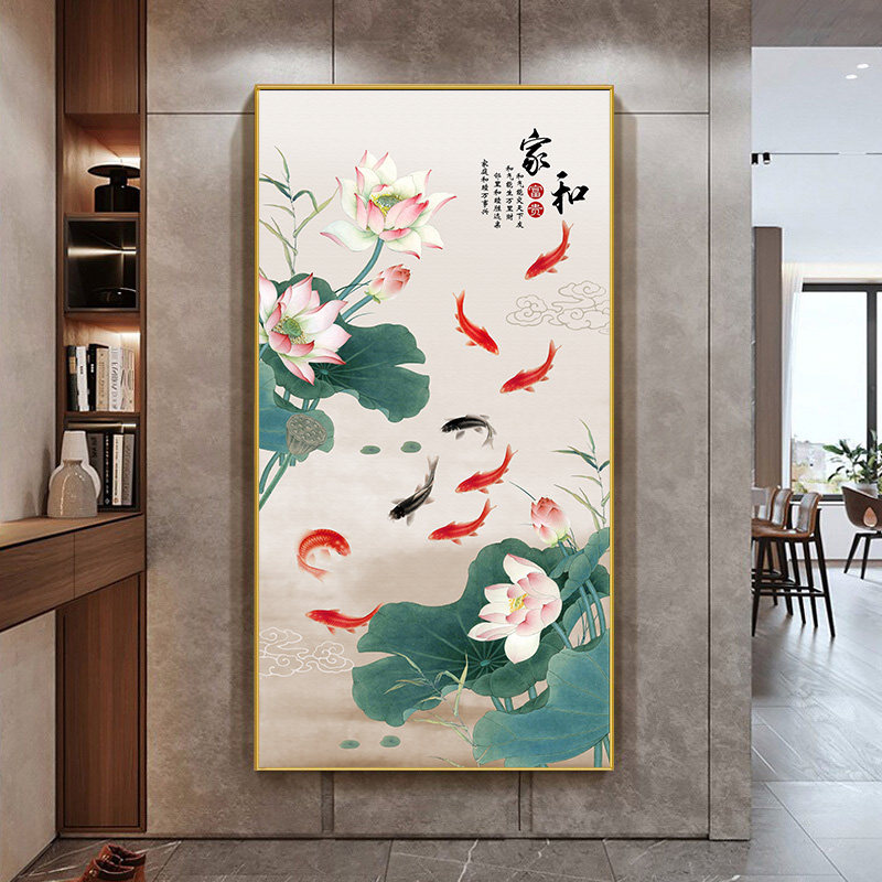 荷花玄关画图片大全,荷花玄关寓意(第6页)_大山谷图库