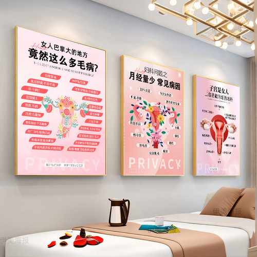 妇科疾病挂图私密广告图炎症图片