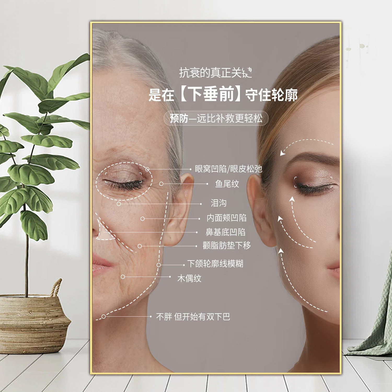 抗衰老海报微整宣传画医美挂图片