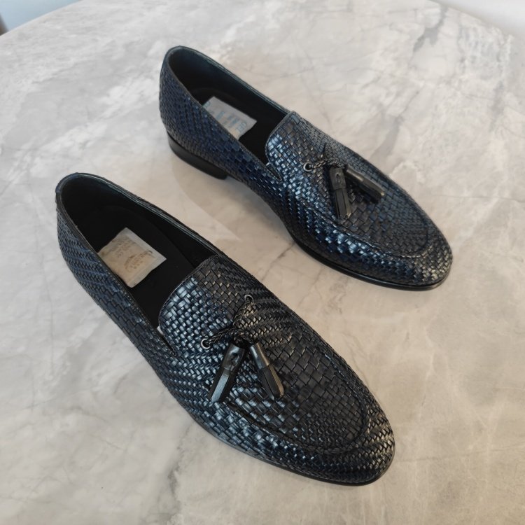 撤柜编制牛皮春秋日常商务正装一脚蹬乐福牛皮缝制底灯笼花男皮鞋,流行男鞋,乐福鞋（豆豆鞋）,淘宝优惠券,粉丝福利购,淘宝优惠卷