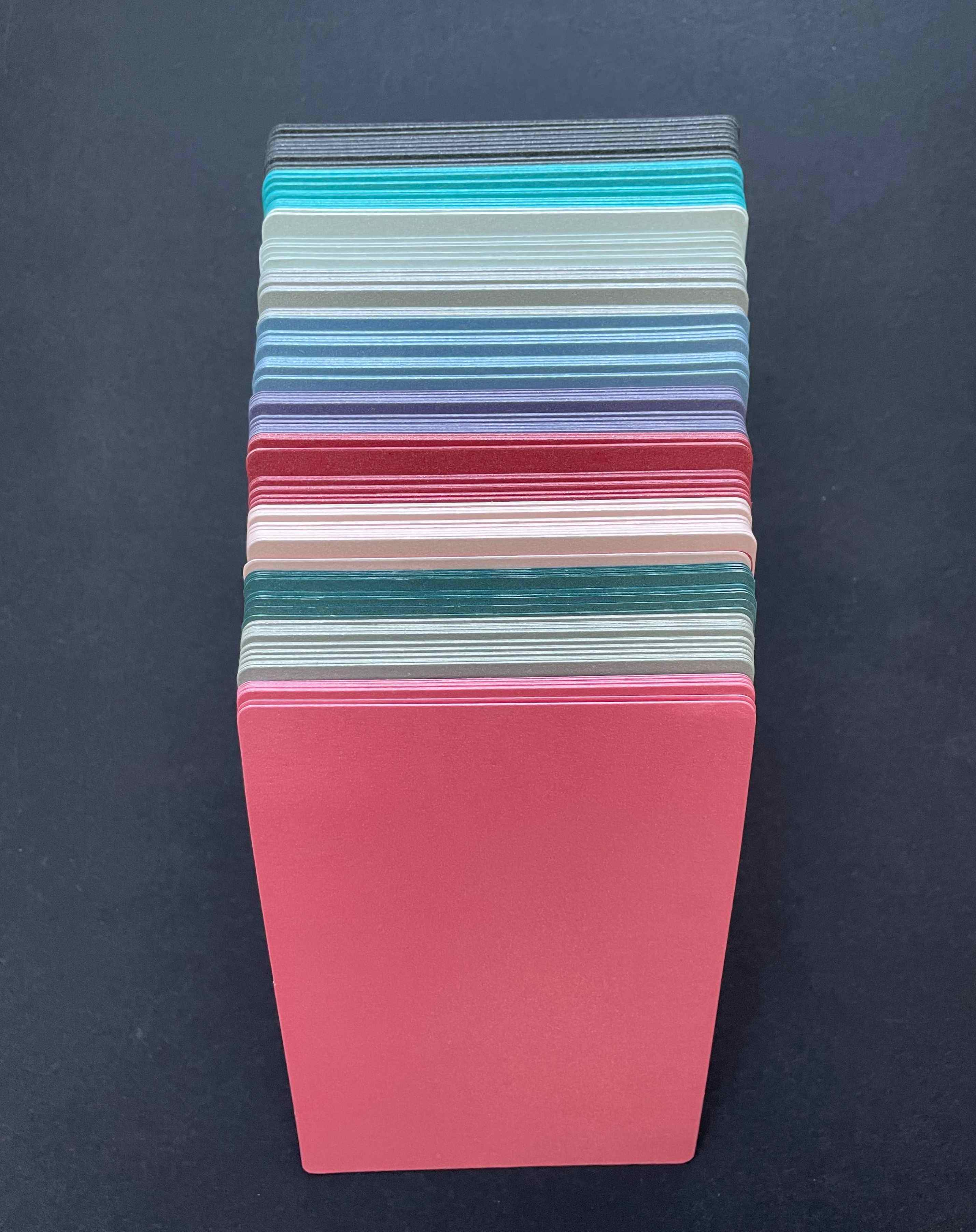 主持人折叠手卡订婚台词卡提示卡珠光手工硬卡纸彩色小卡片标价牌