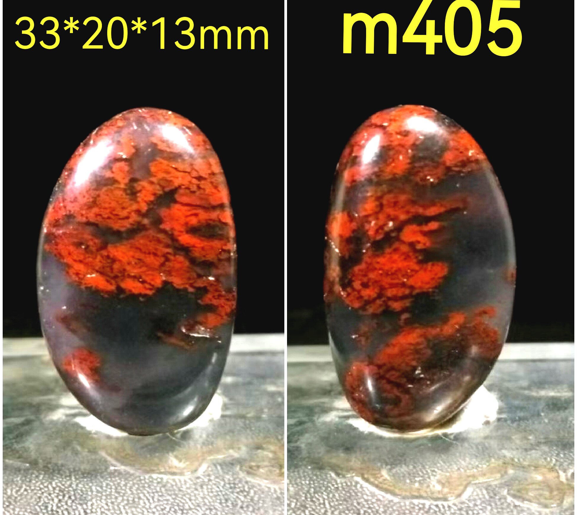 神奇的磁场桂林鸡血石 吊坠印章鱼缸花盆装饰能量挂件摆件 三合一