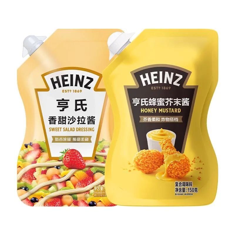亨氏烧烤酱200g蜂蜜芥末酱户外烧烤BBQ调味酱烤肉酱汁腌肉酱料腌