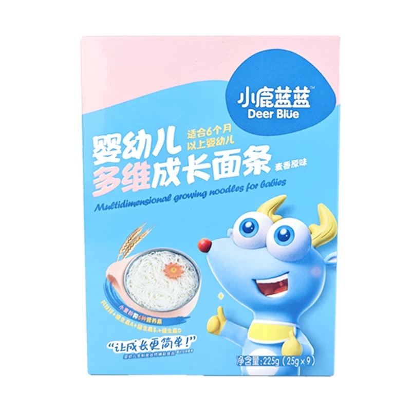 临期特价小鹿蓝蓝婴儿面条加锌面条宝宝辅食无添加盐营养儿童