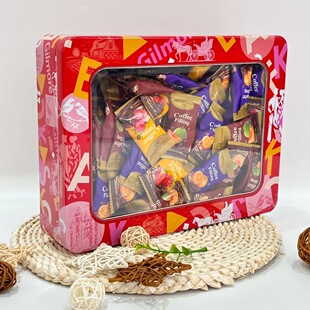 临期特价超友味408g罗蒂咖啡夹心糖巧克力糖果礼盒办公室小零食