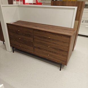 宜家代购拉曼斯六斗抽屉柜卧室收纳整理斗柜抽屉柜子客厅置物柜