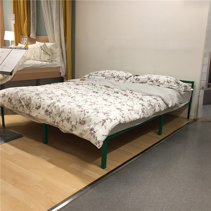 宜家国内代购 格里姆斯布单人床双人床床架