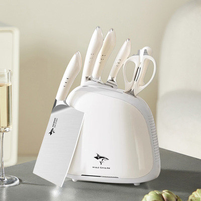 德国进口高颜值高档全套刀具厨房套装组合菜刀架家用水果斩骨一套