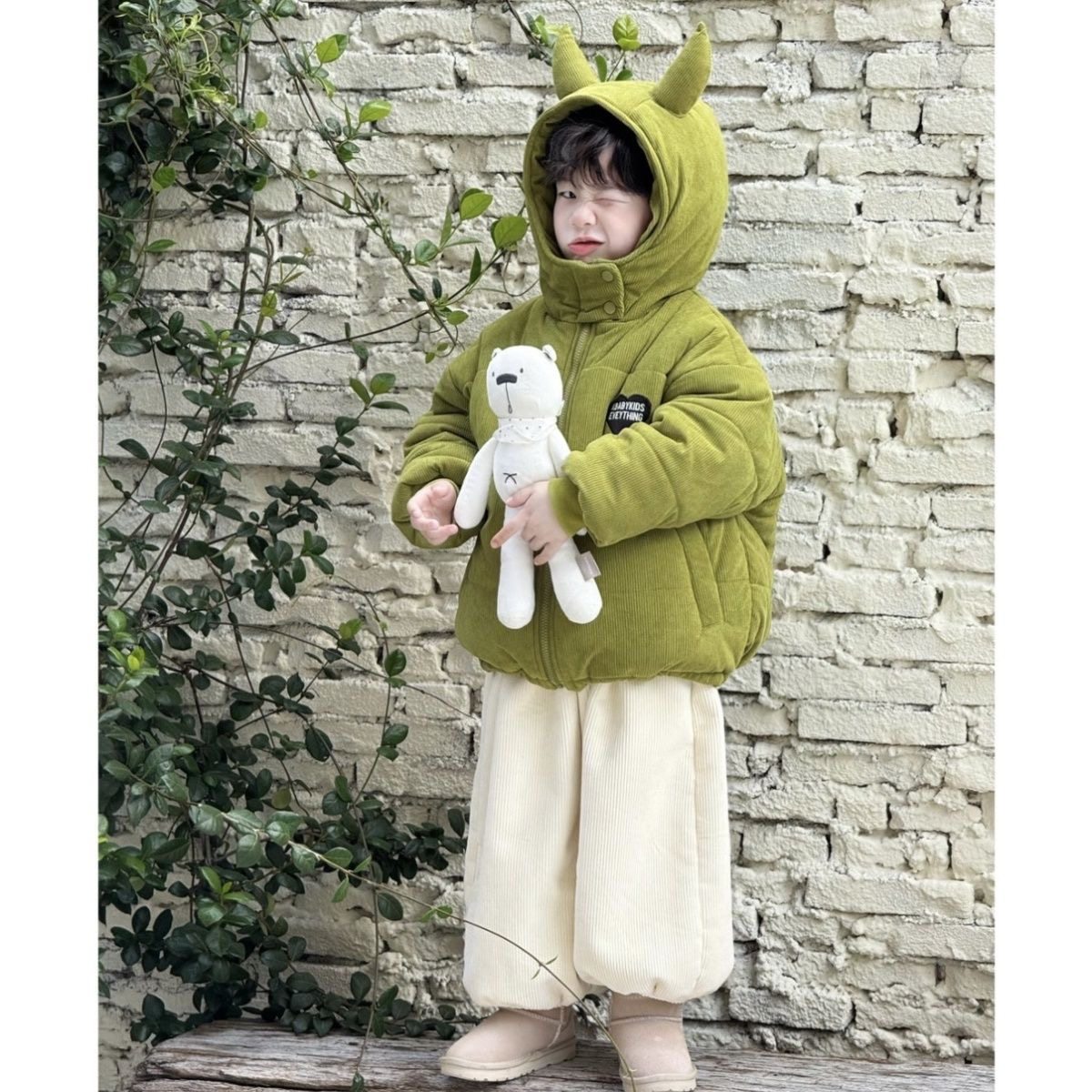 儿童棉服冬装2025新款恶魔韩版加绒棉衣男宝宝加厚连帽棉袄外套潮,童装/婴儿装/亲子装,棉袄/棉服,淘宝优惠券,粉丝福利购,淘宝优惠卷