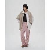 新款 女装 休闲裤 2025秋季 日系小众简约慵懒风宽松休闲百搭显瘦裤 女