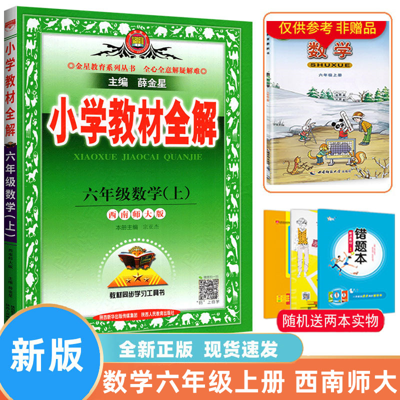 薛金星小学教材全解数学西师