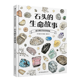 盛口满的手绘自然图鉴:石头的生命故事 7-10岁科普百科绘本 手绘石头地质 日本童书研究会 浪花朵朵童书现货
