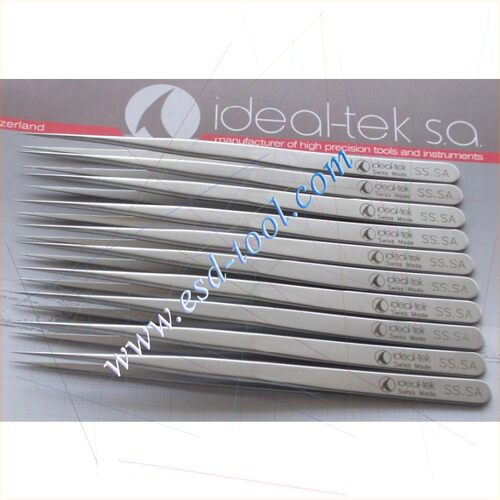 出售 原装进口镊子 瑞士IDEAL-TEK镊子 SS.SA不锈钢高精密直细尖