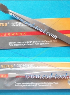 出售 瑞士VETUS镊子 36A-SA精细高精密镊子 铲头镊子 陶瓷镊子 竹