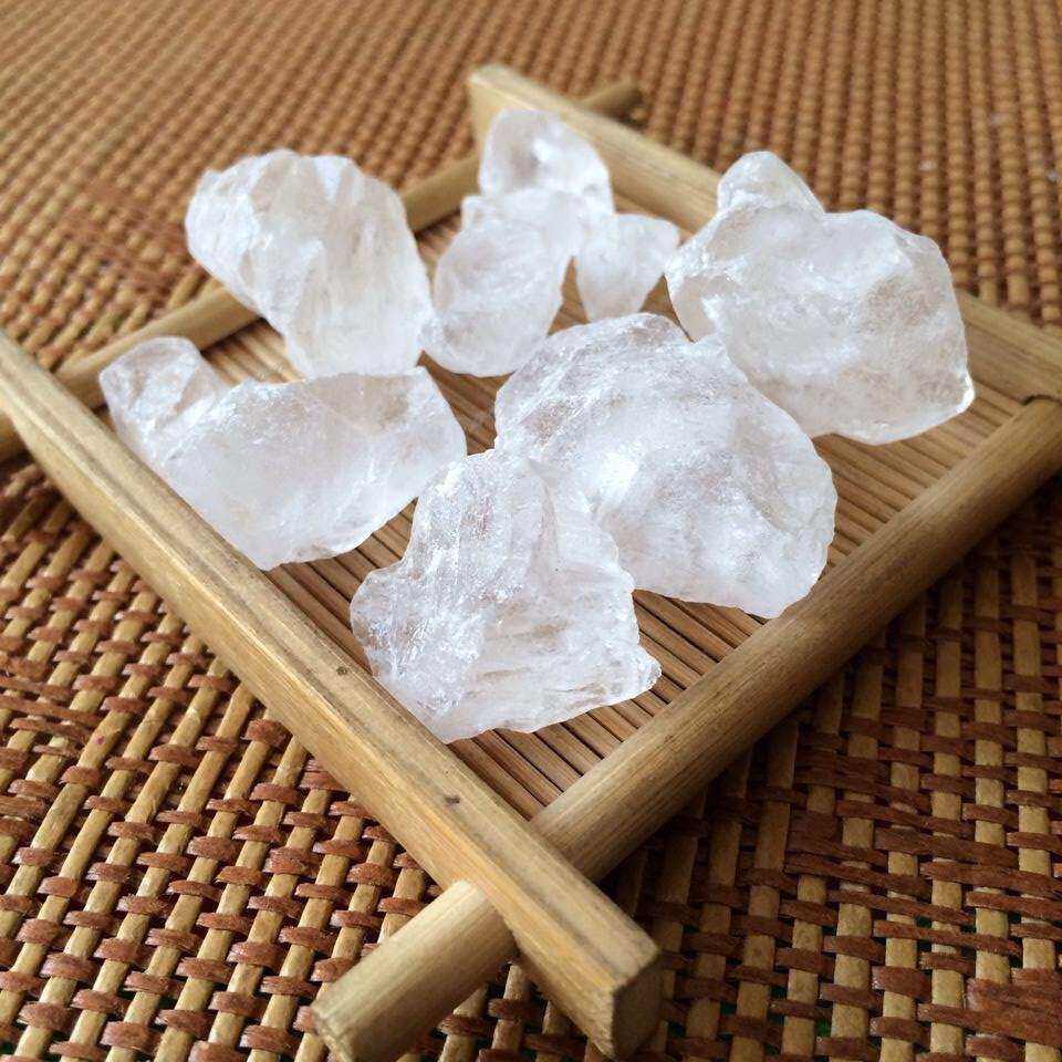 白矾明矾块食用级净水用晶体白凡中药材药用明凡粉泡脚止汗炸油条