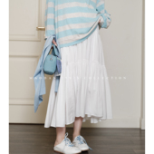 孕期穿搭孕妇装 娜娜 春夏半裙蛋糕裙洋气时髦感 夏柚气泡 猫单