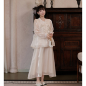 月纱景明 长袖 娜娜 猫单 孕期穿搭孕妇装 秋季 气质中国风套装