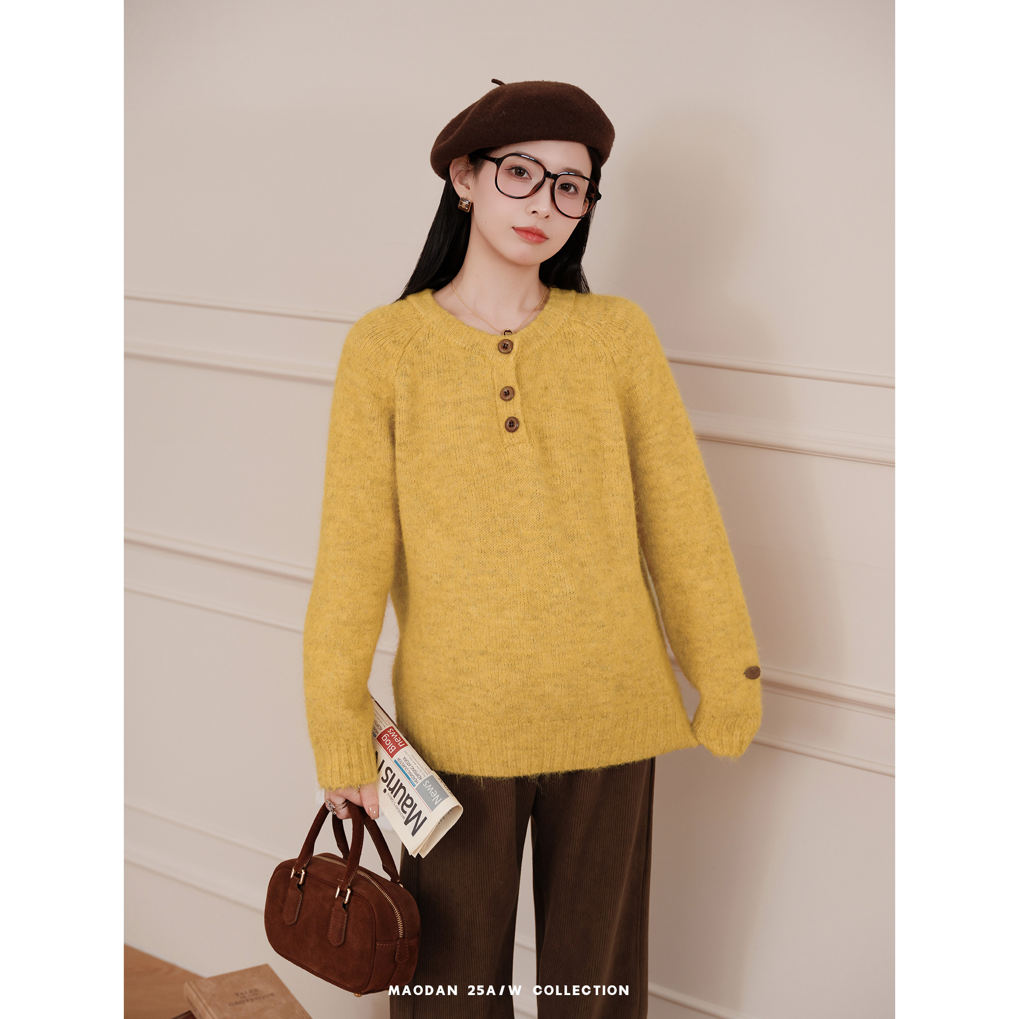 猫单【古栗起司】【羊毛】娜娜的孕期穿搭孕妇装冬季毛衣加绒裤子,孕妇装/孕产妇用品/营养,套装,淘宝优惠券,粉丝福利购,淘宝优惠卷