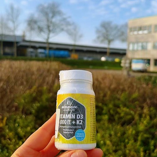 高剂量维生素D3k2德国直邮代购 Vitamaze 片剂 5000iu 180片现货