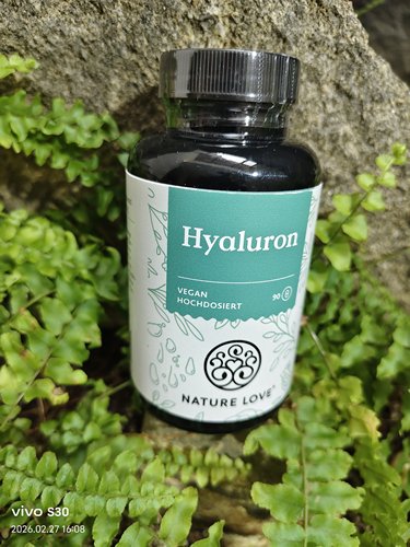德国直邮NatureLove自然之爱口服玻尿酸锌胶囊90粒润养肤发现货