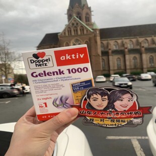 双心骨胶原氨糖软骨素1000mg德国直邮代购Doppelherz关节40片现货