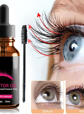 Eyelash Growth Serum Castor Oil Longer Fuller Eyelash