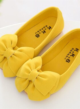 children girl flat shoes kids princess single shoe女童公主鞋