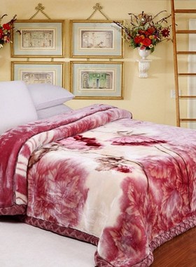 Blankets winter thickened raschel blanket double layer 毛毯