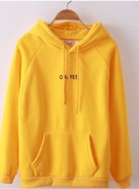 字母印花卫衣女2018autumn winter women hooded pullover hoodie