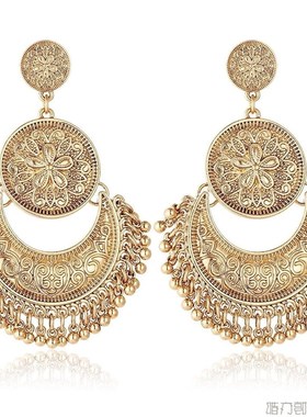 2017New fashion Women earrings Retro tassel 时尚复古流苏耳环