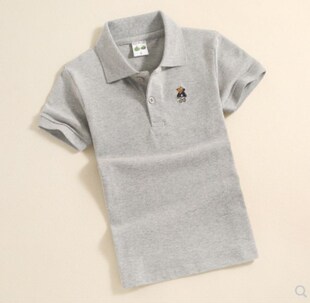 Child boy summer short sleeve T-Shirt kids girl POLO shirt
