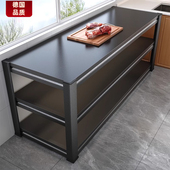 德国厨房置物架落地多层收纳架货架家用工作台多功能储物架橱柜架