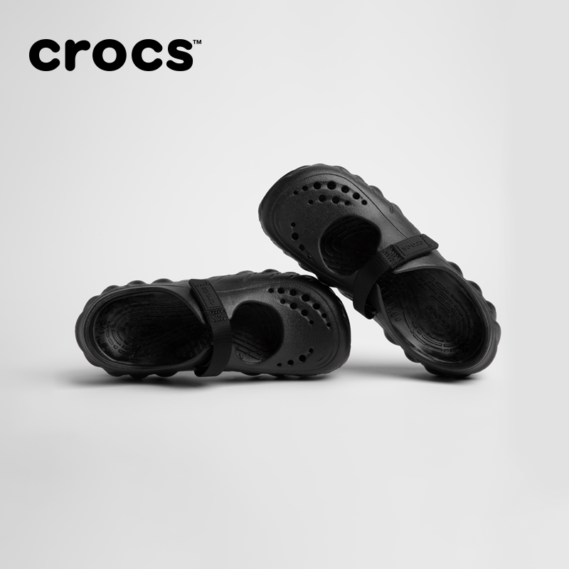 Crocs卡骆驰波波玛丽珍巡领洞洞鞋2026秋新品女休闲鞋|214185
