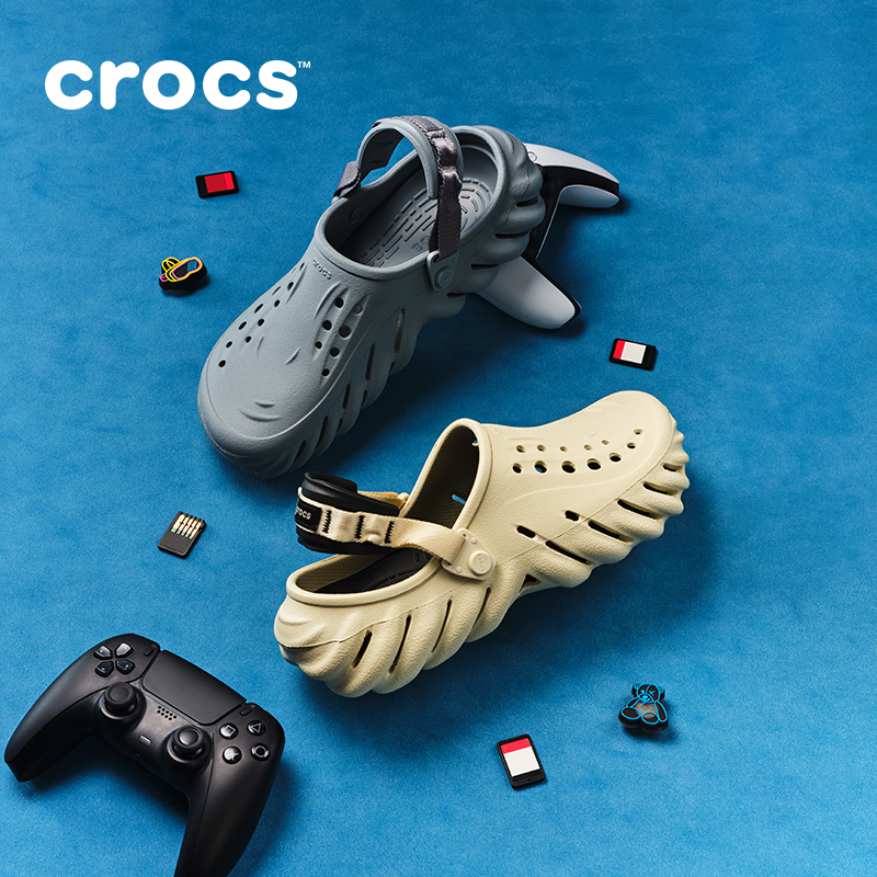 Crocs卡骆驰波波洞洞鞋男休闲沙滩鞋女包头拖鞋|207937