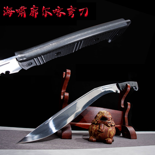 尼泊一体高锰钢清弯刀绣春刀短刀龙泉户外车载摆件武术大刀未开刃