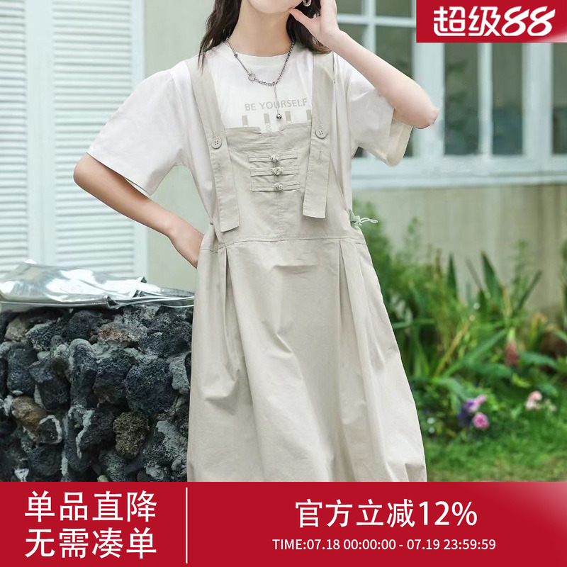 女童套装夏季2025新款大童女装学院风裙子儿童洋气时髦夏款两件套