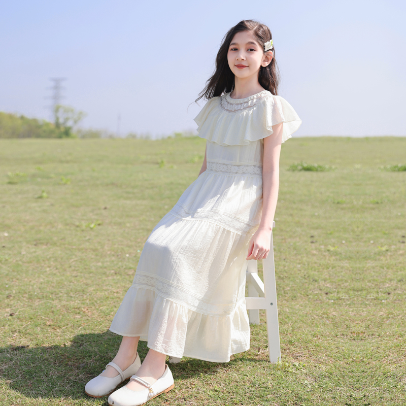 长裙韩版夏季无袖蕾丝童装公主裙