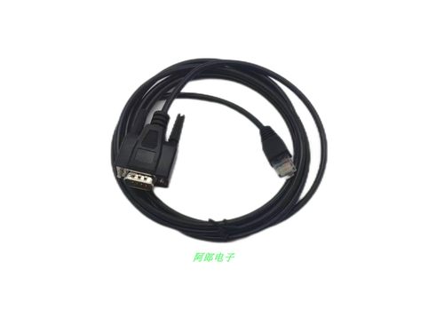 定制汇川伺服与西门子PLC通讯线 DB9公转RJ45水晶头数据线 485线