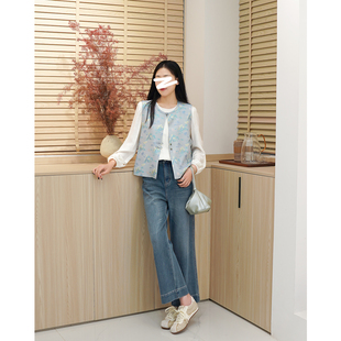 丝艺 背心马夹秋 双面异色萝真丝国风盘扣马甲100%桑蚕丝圆领无袖