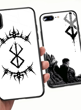 剑风传奇iqoo13手机壳vivoX200pro适用neo9漫画oppo动漫Reno12周边findx8/7一加ace3pro新款11黑色10玻璃壳9