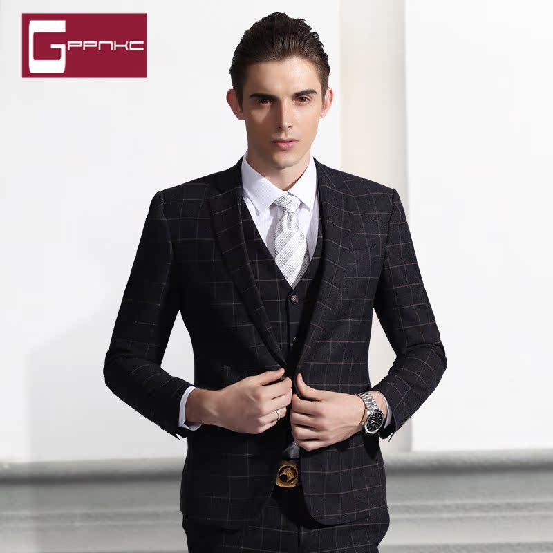 Costume homme GPPNKC Fibre de polyester 70% de fibres de viscose (rayonne viscose) 30% pour printemps - Ref 1574309 Image 2