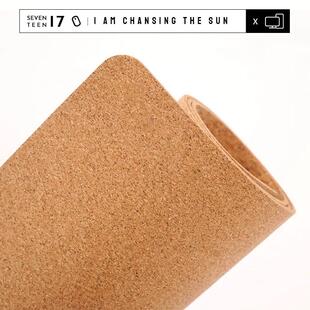 定制尺寸*天然软木鼠标垫 超大加厚键盘垫学习写字台垫办公室桌垫