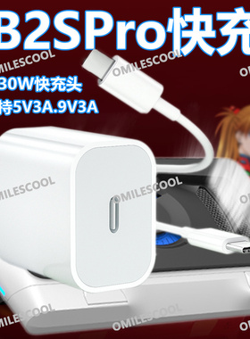 适用飞智BS2Pro充电器30W快充bs2pro笔记本电脑散热器PD充电线