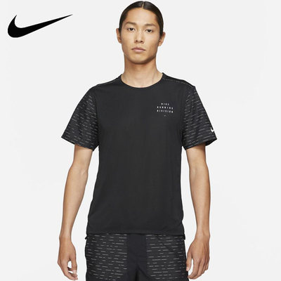 Nike耐克短袖T恤男装2023夏季新款圆领黑色休闲运动服DD4852-010