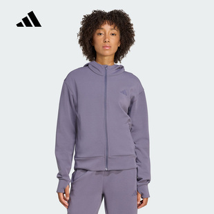 adidas阿迪达斯官方运动2025秋女针织夹克 JX7310