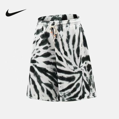 NIKE耐克夏季新款男子扎染短裤运动休闲时尚针织短裤 IF1960-133