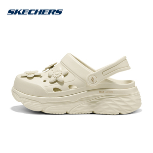 Skechers斯凯奇2026夏女士厚底增高透气花朵洞洞鞋沙滩凉鞋111675